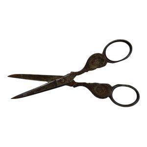 Antique Scissors Stahlwaren P.G. Solingen Royal Cameos Germany Signed